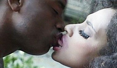 best of Sloppy kissing ebony