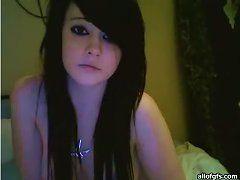 Cute emo girl webcam