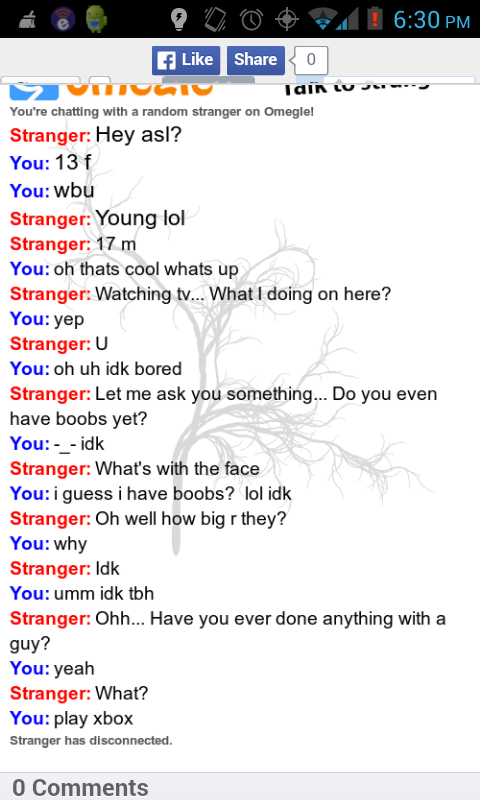 Omegle young teens