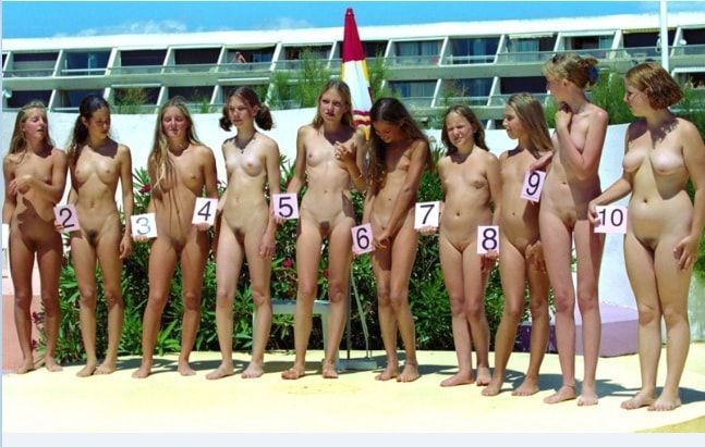 Pure nudism contest junior