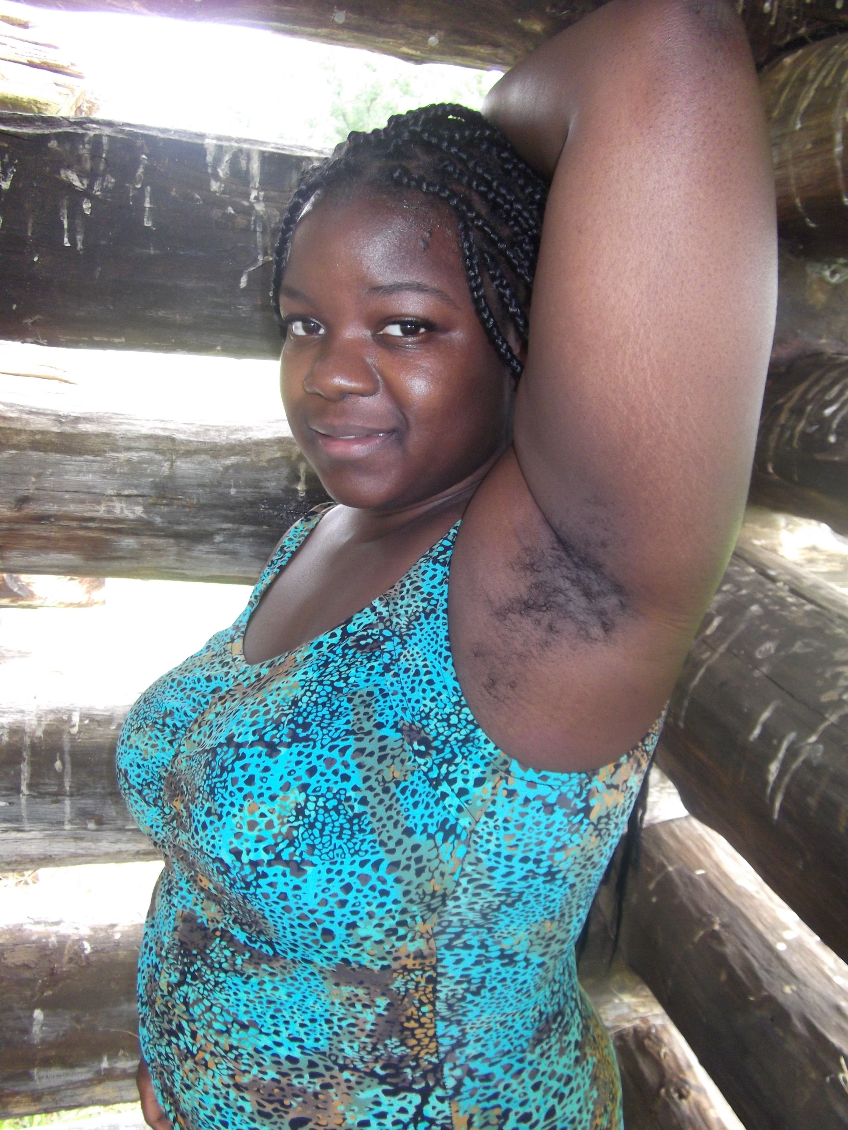 Black girl naked armpit