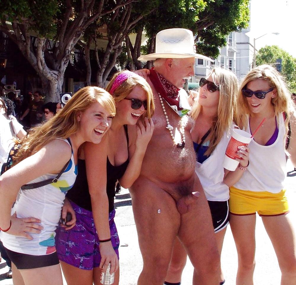 Naked oldmen in public girls