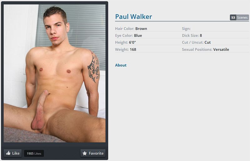 Paul walker nude