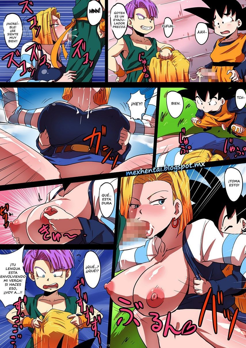 Touchdown reccomend android 18 gangbang