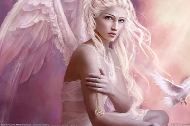 Erotic angel wallpaper