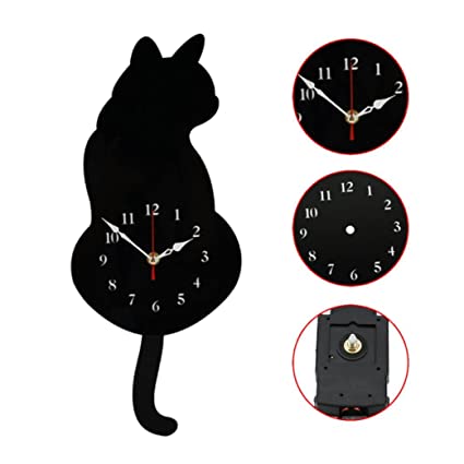 Jetta reccomend Swinging cat tail cat clock
