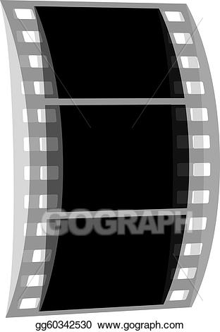 Negative strip image clip art