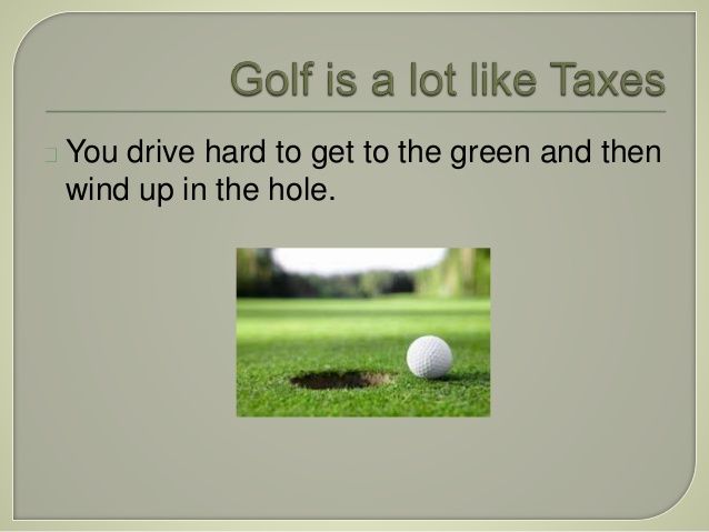 Punkin reccomend Golf competition jokes