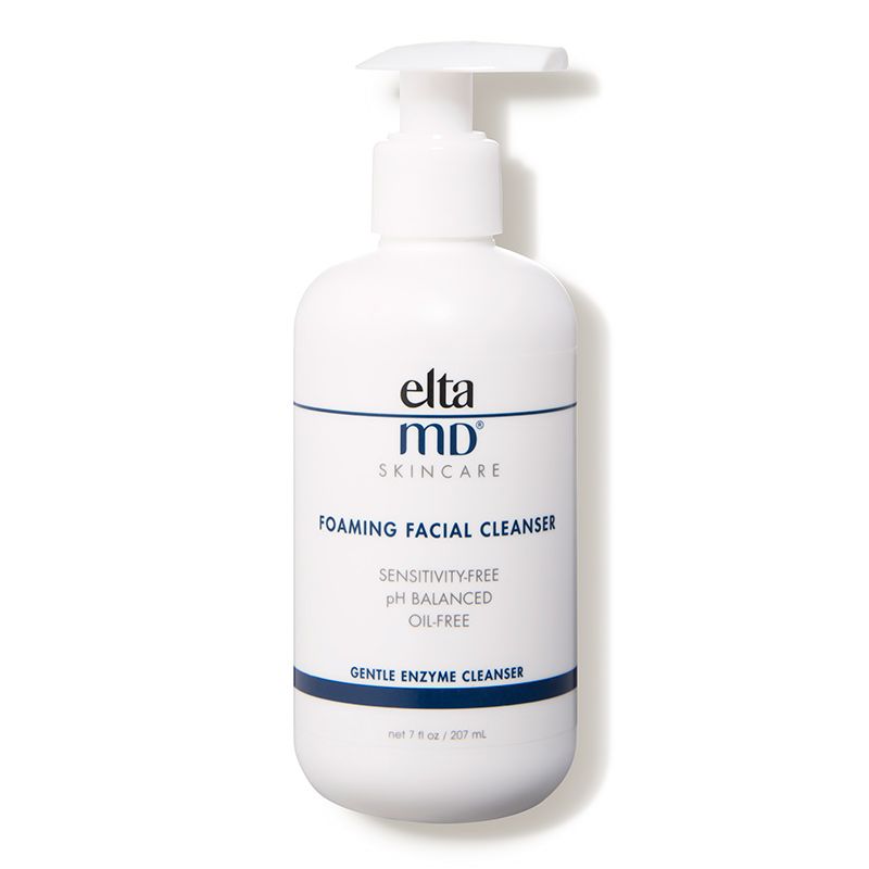 Facial cleanser with sunscreen