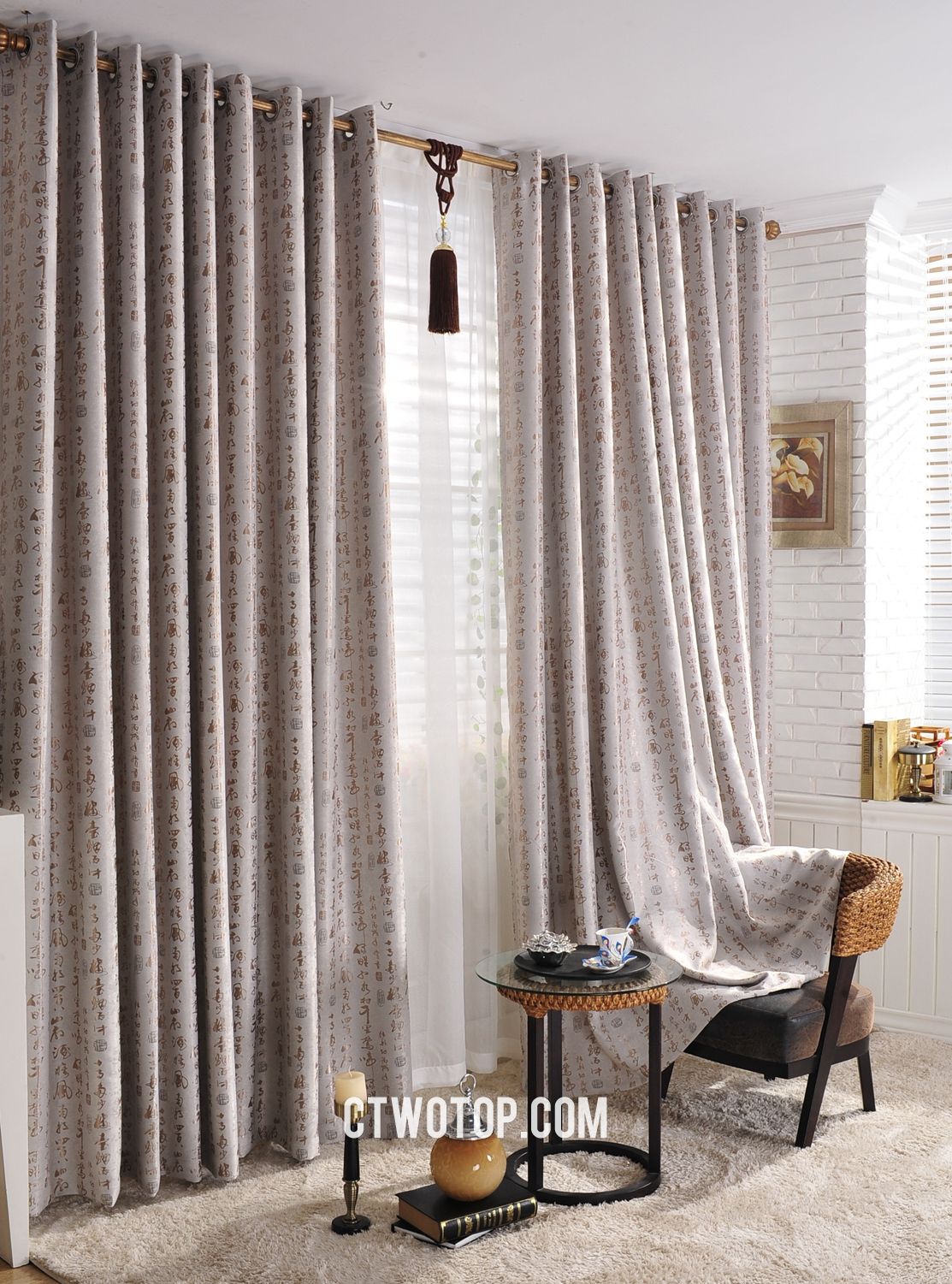 Stretch reccomend Asian style curtains
