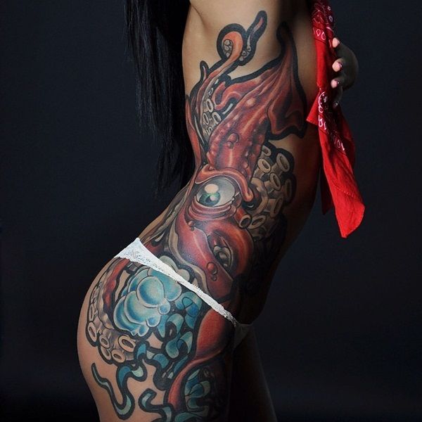 French F. reccomend Nude females with large tattoos