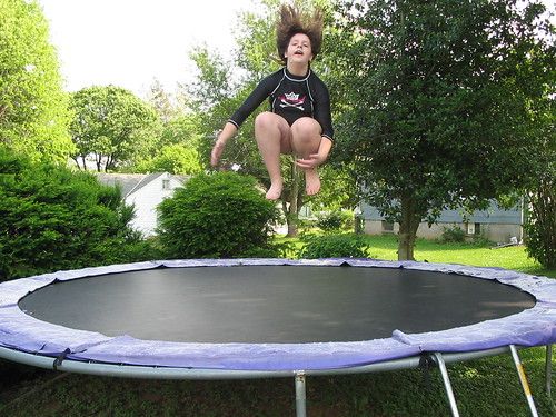best of On Girl trampoline orgy
