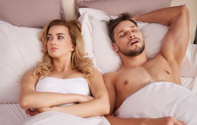 Sex when male sleeping
