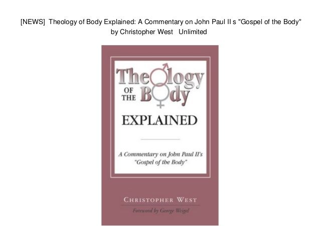 Theology of the body anal