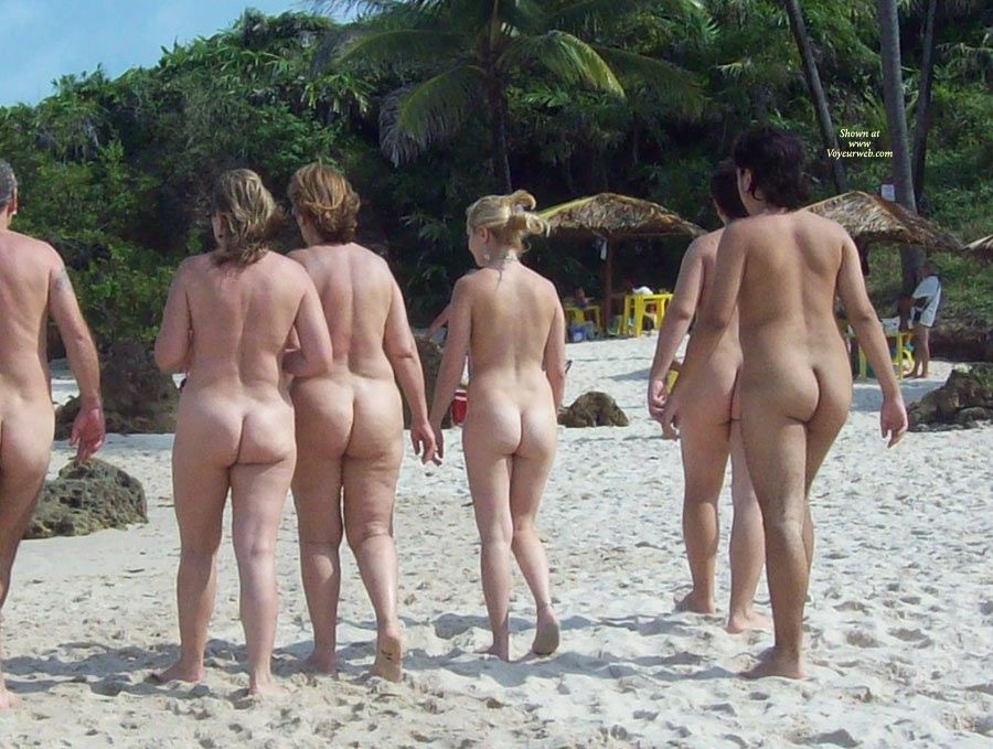 Brazilian girls on beach naked  photo