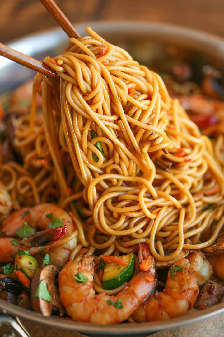 V-Mort reccomend Asian pasta dishes