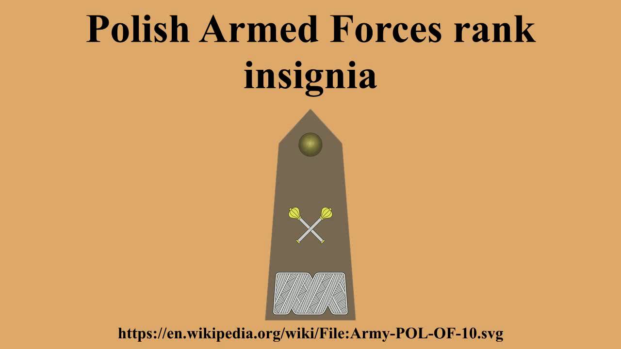 best of Insignia rank Polish army