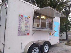 Shaved ice concession trailers