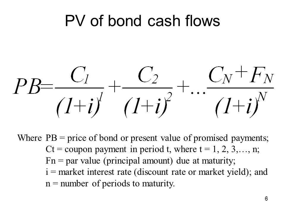 Merlot reccomend Cash flow when bond matures