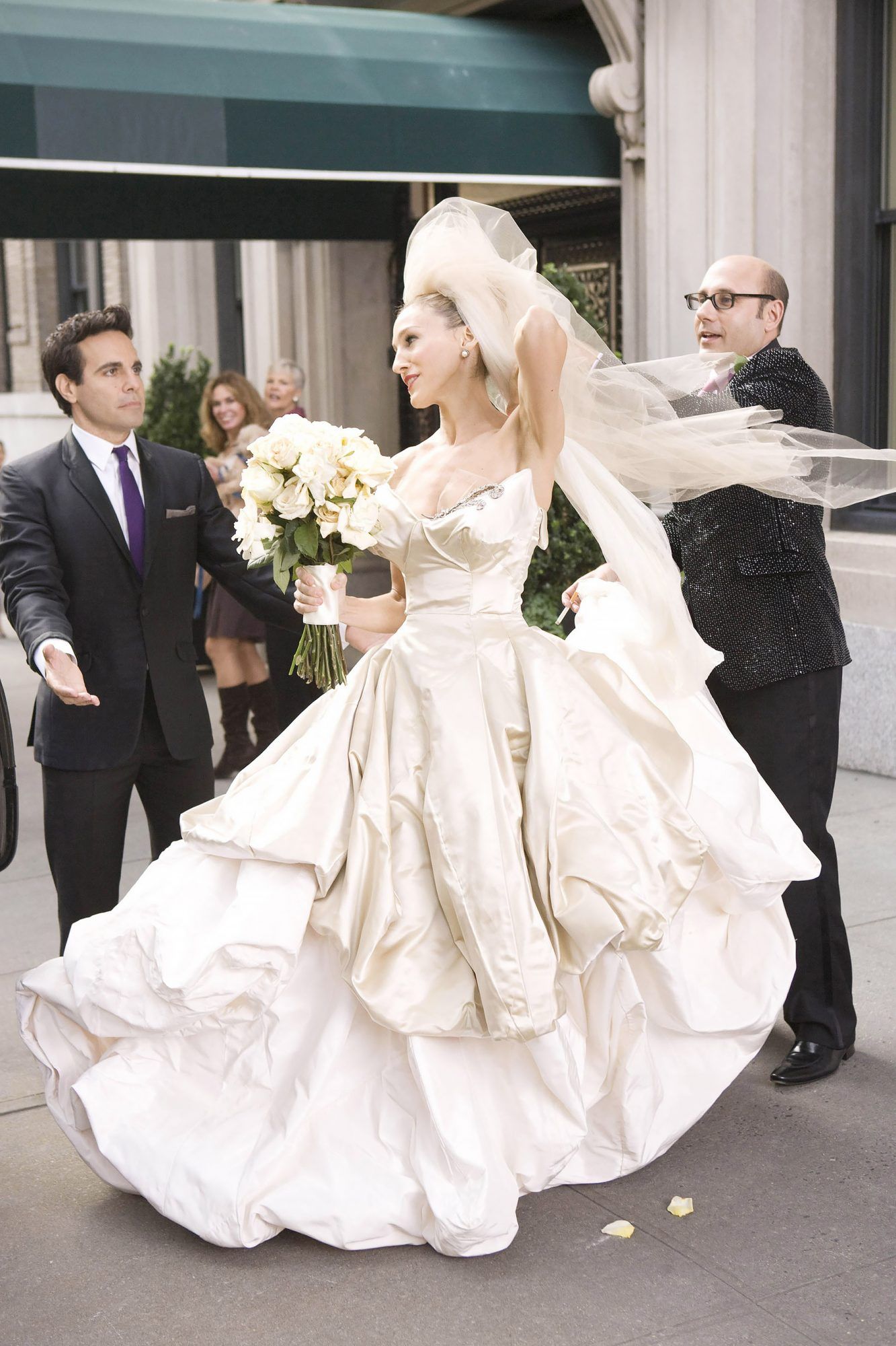 Wedding dress from sex and the city
