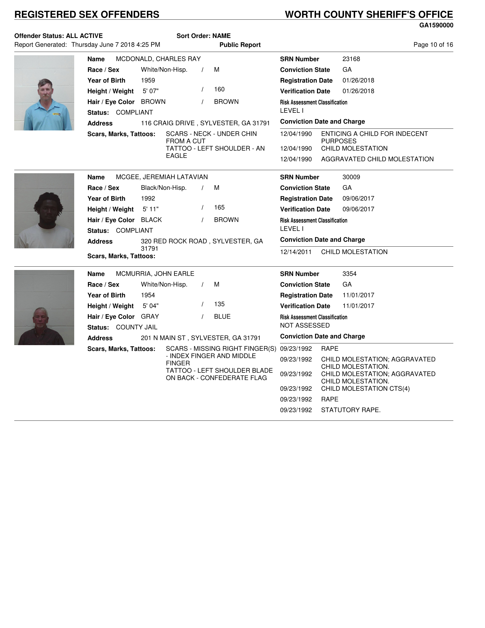 Moonshine reccomend Worth county iowa sex offender list