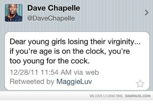 Tackle reccomend Young girls losing virginity