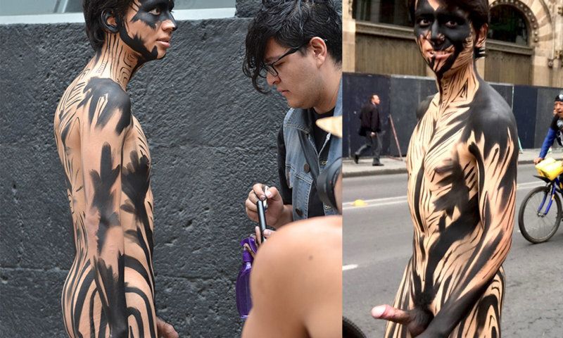 best of Male Body painting nude