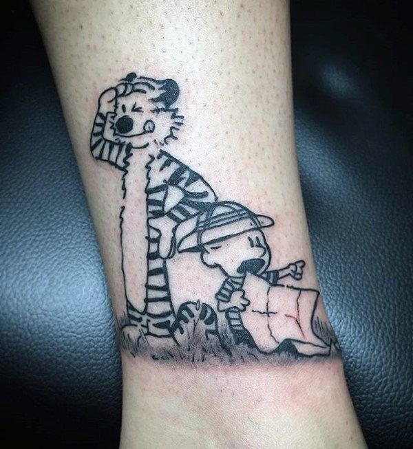 Calvin and hobbes tattoos