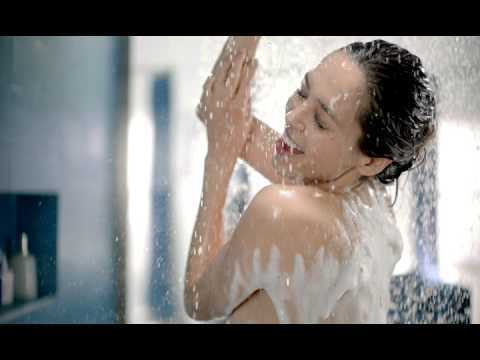 Naked girls in shower commercials