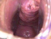 Camera inside her vagina