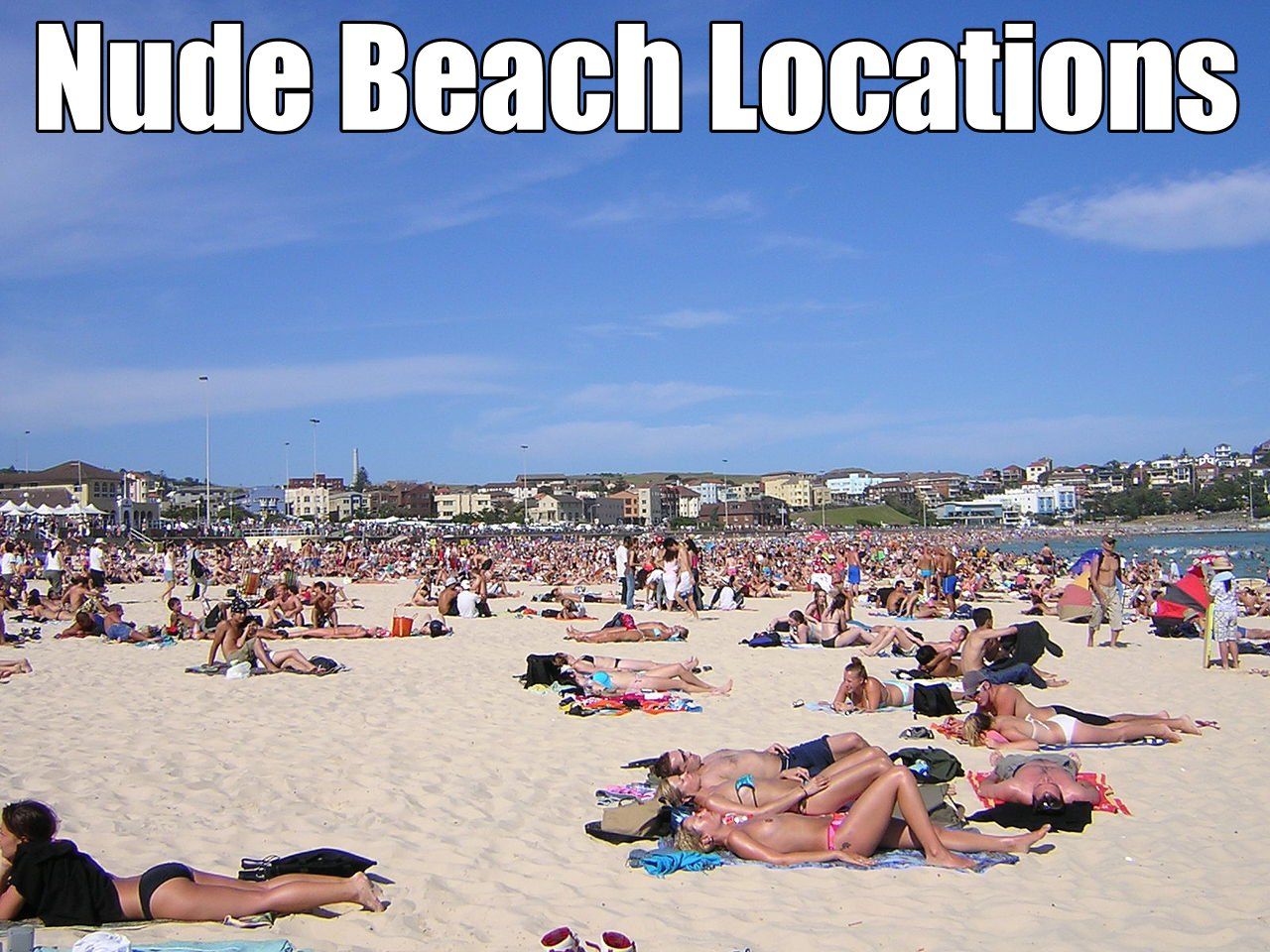 Nudist beaches map  bild