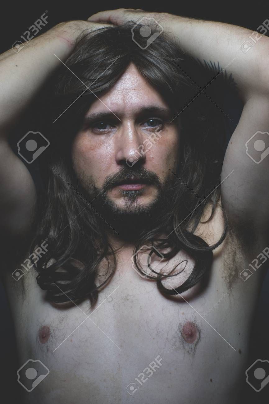 Troubleshoot reccomend Man with long dark hair naked