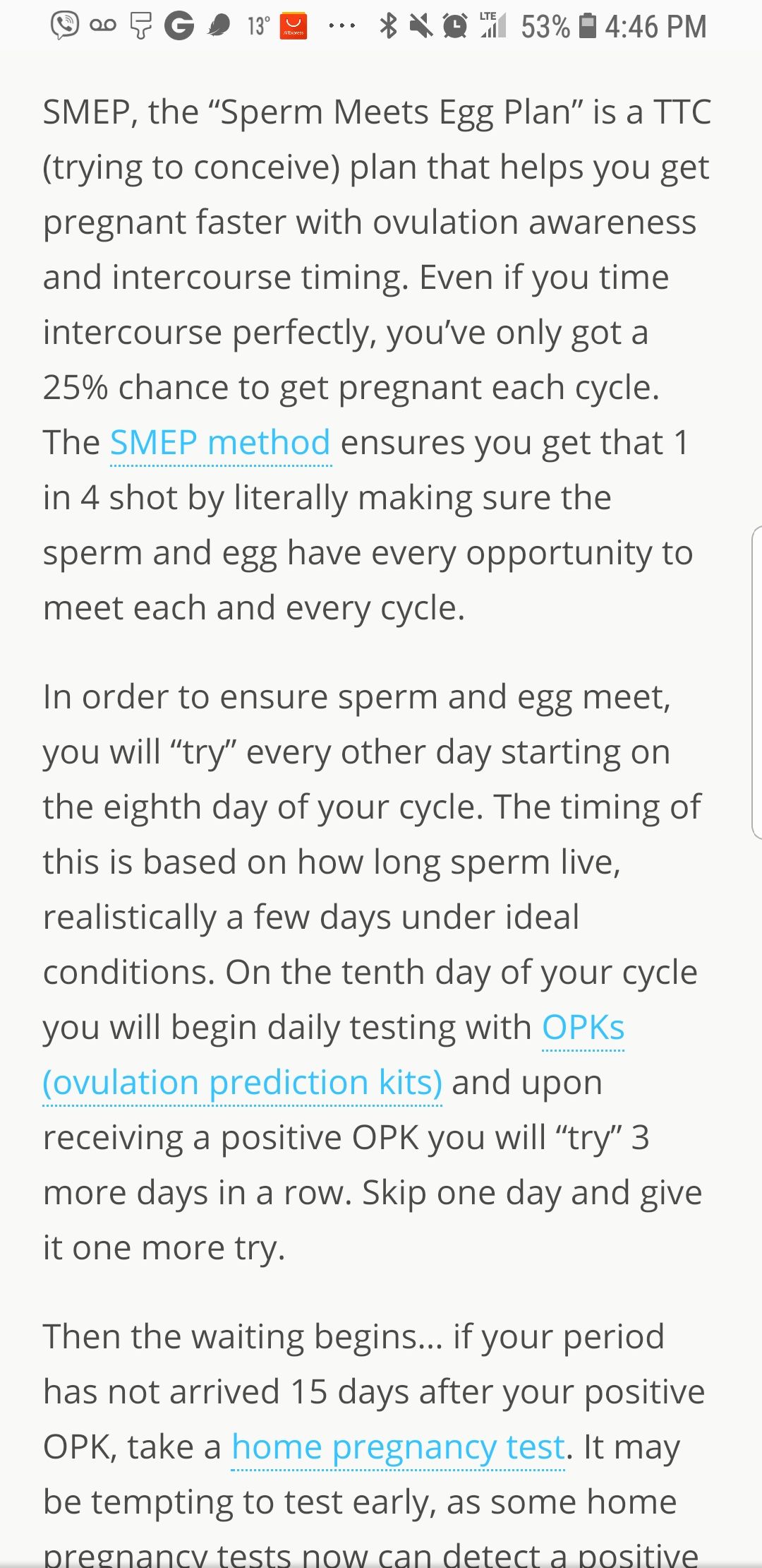 Fennel reccomend Sperm meets egg plan