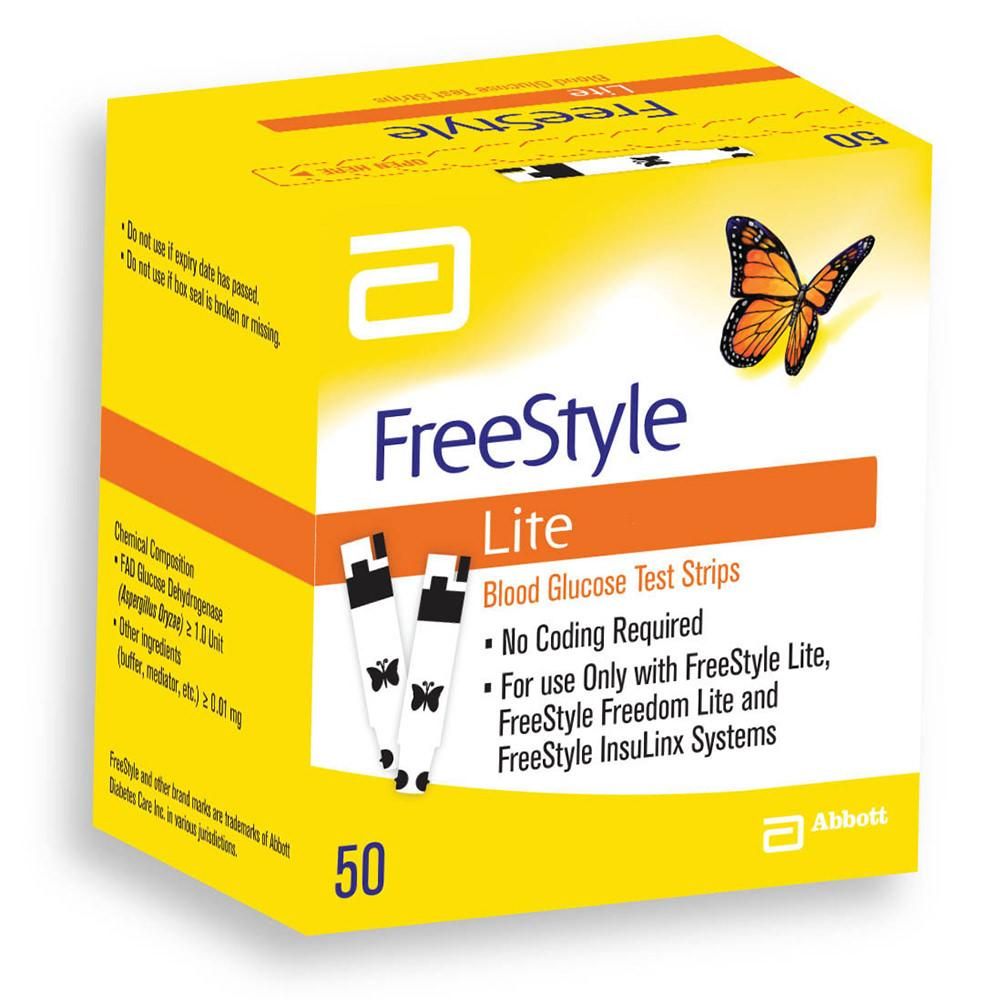 Brownie reccomend Free style test strips