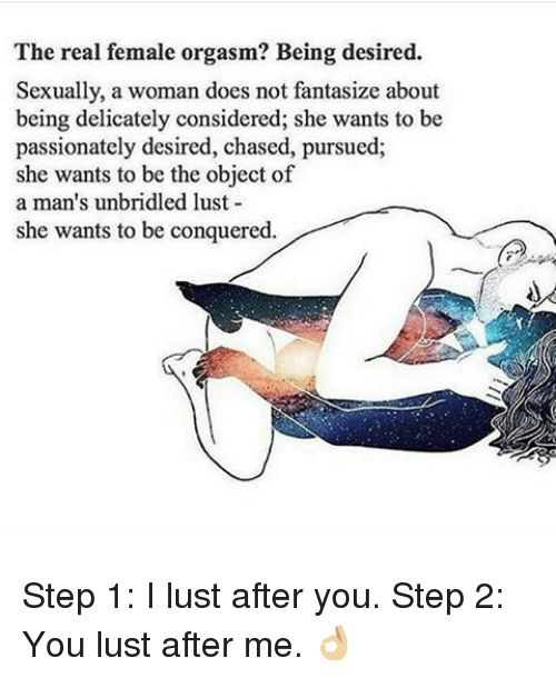 Step by step orgasm for women