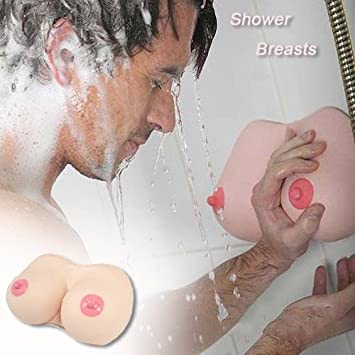 Naked boob soap dispenser