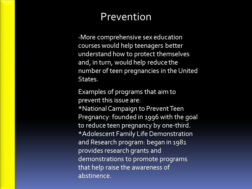 best of Sex teenage information prevent pregnancy education Background