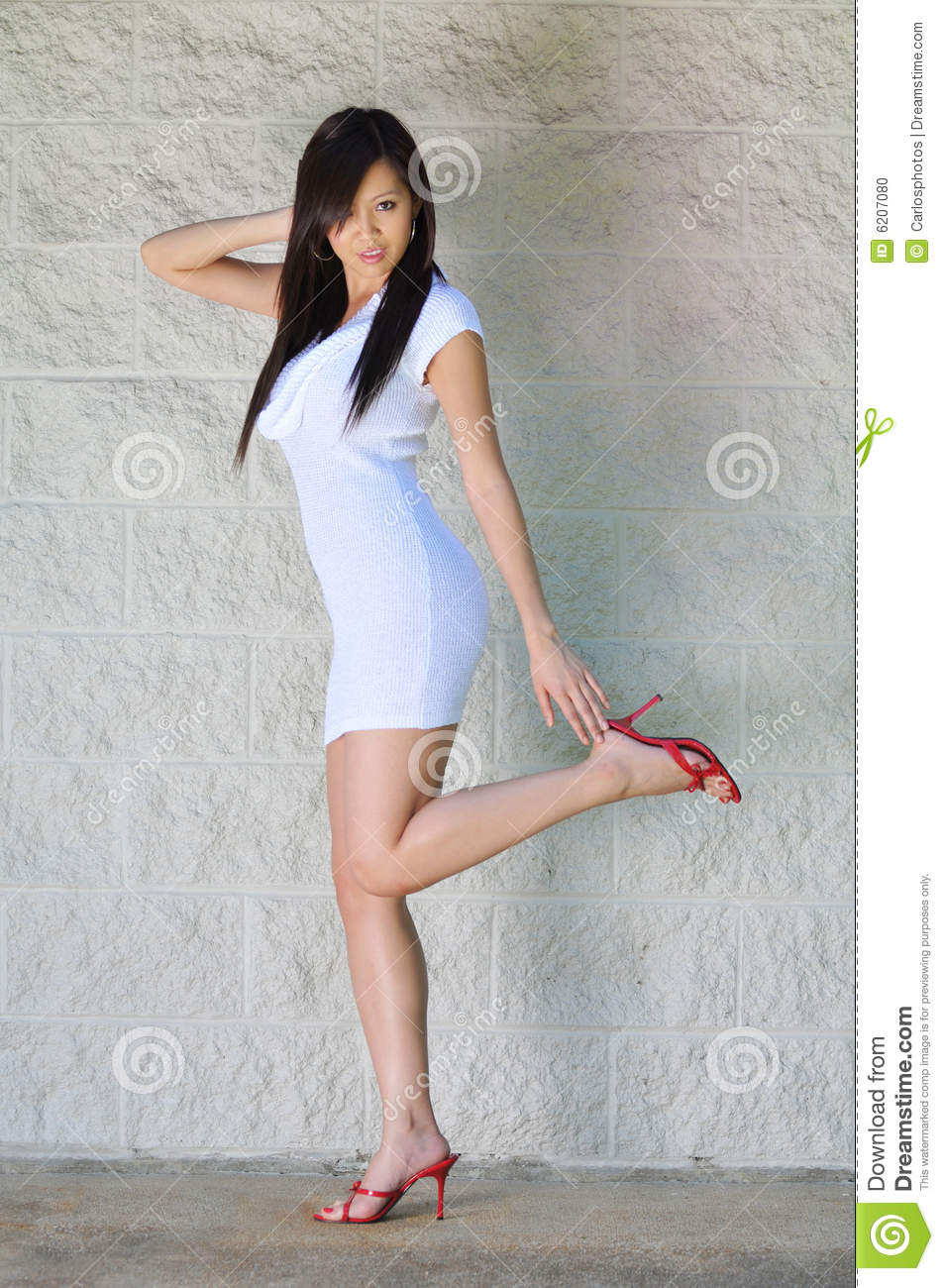 Asian girls heels