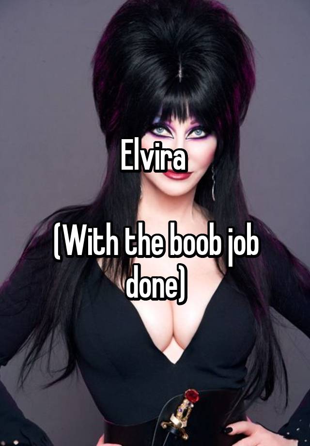 Elvira boob photo