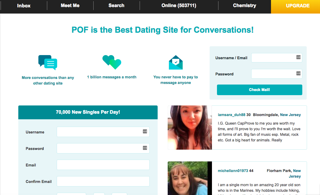 Online Hookup Sites Dating Profile.