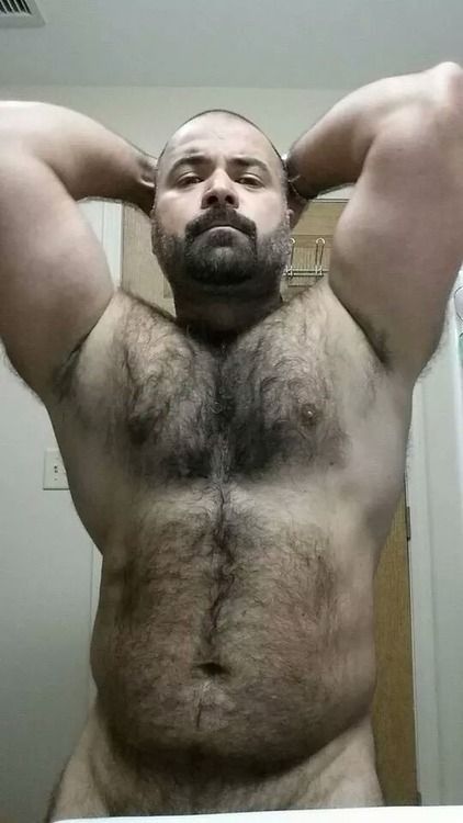 Bear hairy muscle
