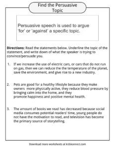 Funny original persuasive speech topics