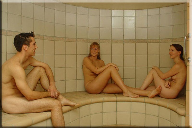 Boss reccomend Naked guy en girl in sauna