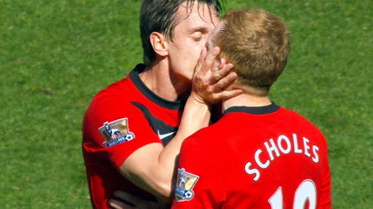 Twister reccomend Football gay kiss