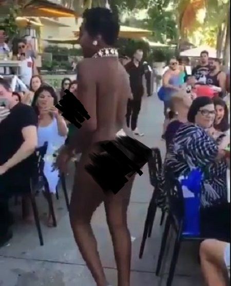 Waffle reccomend Naked black girlfriend in public