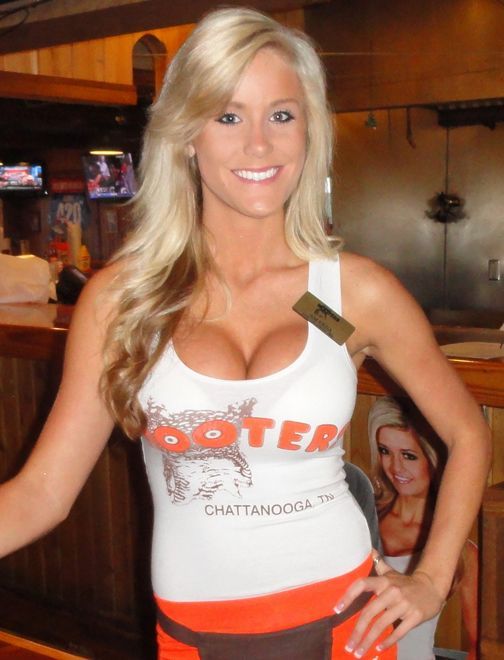best of Shirt hooters down Sexy