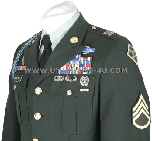 Green class a uniform