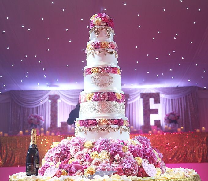 Asian cake wedding