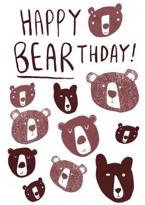 Bear birthday gay