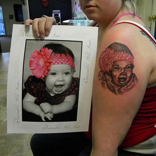 Chubby girl tattoos